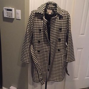 Michael Kors women's Houndstooth coat
